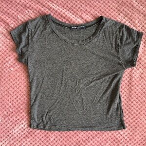 Brandy Melville striped cropped top